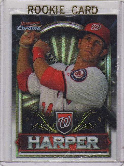 2011 Bowman Chrome Bryce Harper Retail Bryce Harper Rookie Card #BCE1S - Washington Nationals